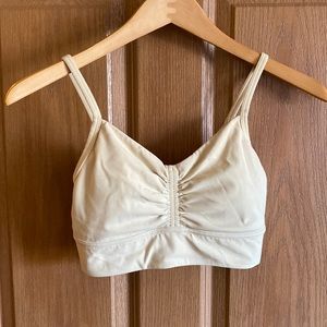 lululemon athletica Cream Sports Bra